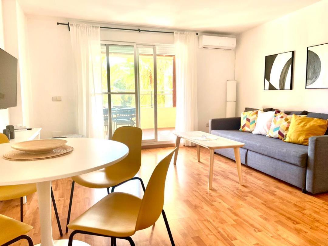 Calido Apartamento Con Gran Terraza Y Vistas A 600 Metros Del Mar 贝纳尔马德纳 外观 照片